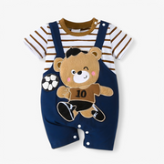 Tiny Family® Cute Bear Baby Romper – Perfect for Adventures